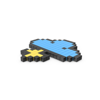 Pixelated Thunderstorm Icon PNG & PSD Images