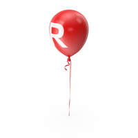 Letter R Balloon PNG & PSD Images