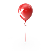 Letter X Balloon PNG & PSD Images