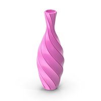 Twisted Vase Pink PNG & PSD Images