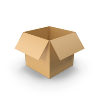 Open Cardboard Box PNG & PSD Images