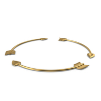 Golden Arrow Circle PNG & PSD Images