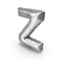 Foil Balloon Letter Z PNG & PSD Images