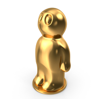 Gold Figurine PNG & PSD Images