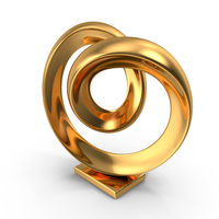 Abstract Figure Gold PNG & PSD Images