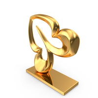 Abstract Figure Gold PNG & PSD Images