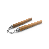 Wood Nunchaku PNG & PSD Images