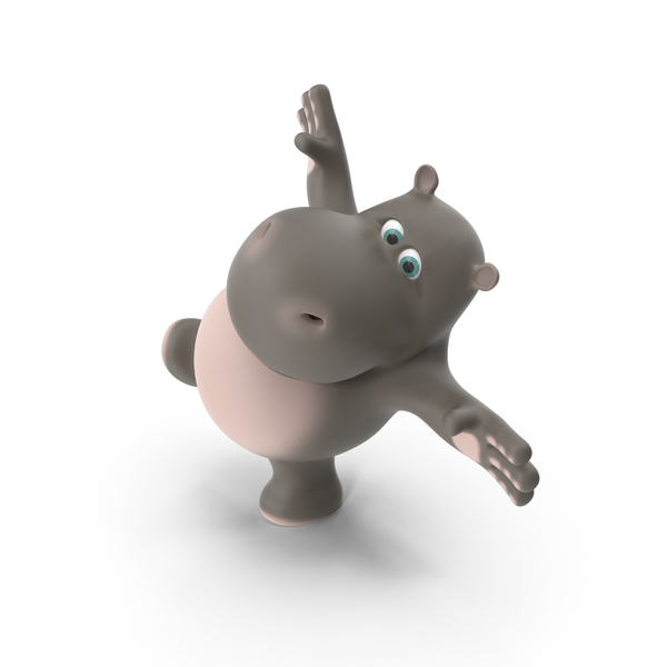 Cartoon Hippo PNG & PSD Images