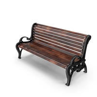 Antique Park Bench PNG & PSD Images