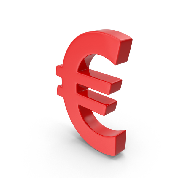 Euro Sign Red PNG & PSD Images