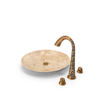 Copper Faucet with Sink PNG & PSD Images
