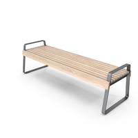 Modern Wooden Bench PNG & PSD Images