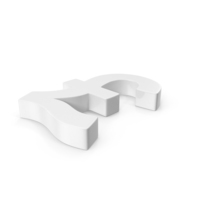 Pound Sign White Side PNG & PSD Images