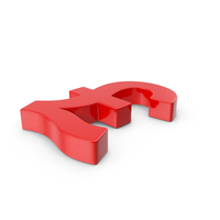 Pound Sign Red Side PNG & PSD Images
