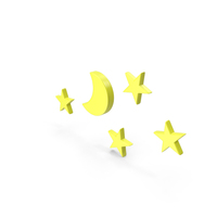 Clear Night Meteorology Symbol PNG & PSD Images
