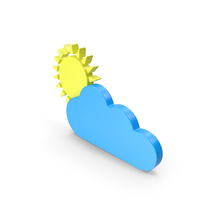 Partly Cloudy Meteorology Symbol PNG & PSD Images
