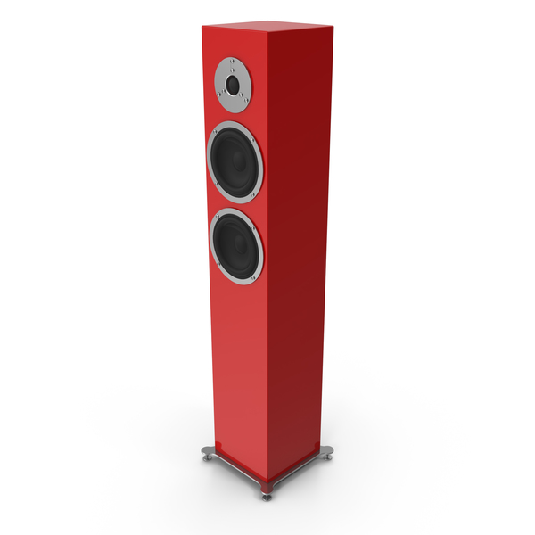 Red Floor Speaker PNG & PSD Images