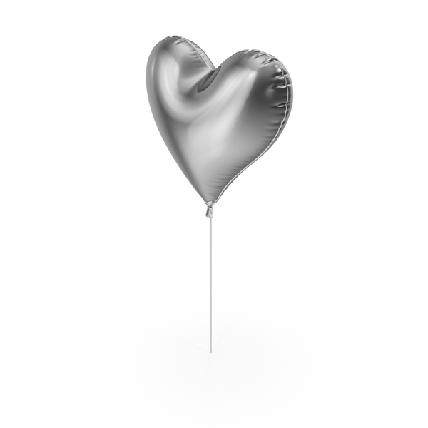 Foil Balloon Heart PNG & PSD Images