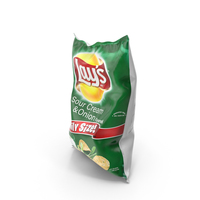 Lays Sour Cream & Onion Potato Chips PNG & PSD Images
