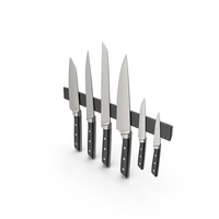 Wall Mounted Magnetic Knife Rack PNG & PSD Images