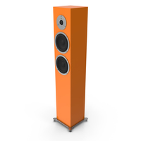 Orange Floor Speaker PNG & PSD Images