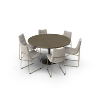Dining Table Powell Tulip And Chair Alice PNG & PSD Images
