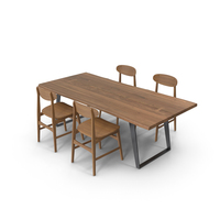 Dining Table Yukon And Chair Vernon PNG & PSD Images