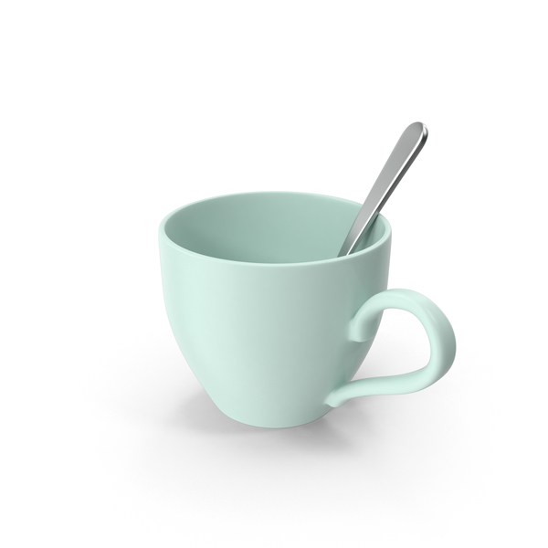 Teacup With Spoon PNG & PSD Images