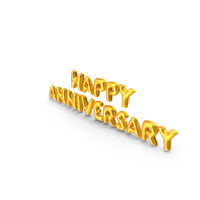 Happy Anniversary Balloons PNG & PSD Images