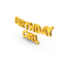 Birthday Girl Balloons PNG & PSD Images