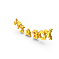 It's A Boy Balloons PNG & PSD Images