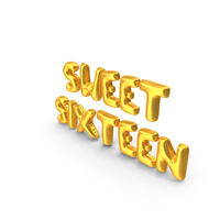 Sweet Sixteen Balloons PNG & PSD Images