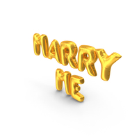 Marry Me Balloons PNG & PSD Images