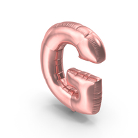 Foil Balloon Letter G PNG & PSD Images