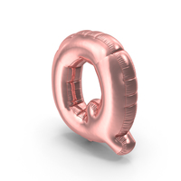 Foil Balloon Letter Q PNG & PSD Images