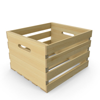 木制板条箱PNG和PSD图像