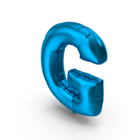 Foil Balloon Letter G PNG & PSD Images