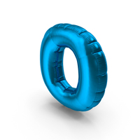 Foil Balloon Letter O PNG & PSD Images