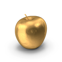 Golden Apple PNG & PSD Images