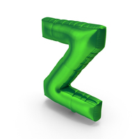 Foil Balloon Letter Z PNG & PSD Images