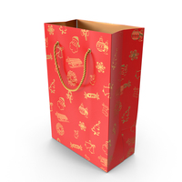 Christmas Gift Bag PNG & PSD Images