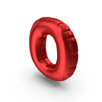 Foil Balloon Letter O PNG & PSD Images