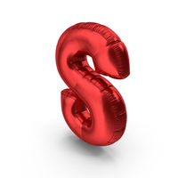 Foil Balloon Letter S PNG & PSD Images