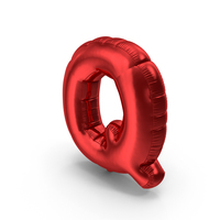 Foil Balloon Letter Q PNG & PSD Images