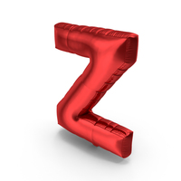 Foil Balloon Letter Z PNG & PSD Images