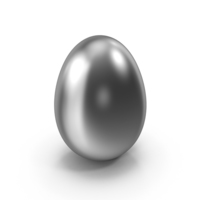 Silver Easter Egg PNG & PSD Images
