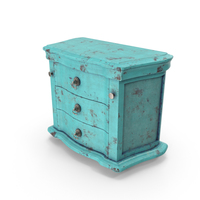 Vintage Dresser Blue PNG & PSD Images