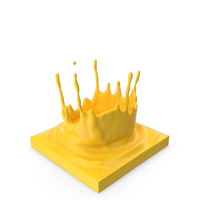 Yellow Splash PNG & PSD Images