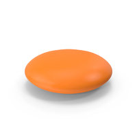Circle Tablet Orange PNG & PSD Images