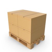 Boxes On Pallet PNG & PSD Images